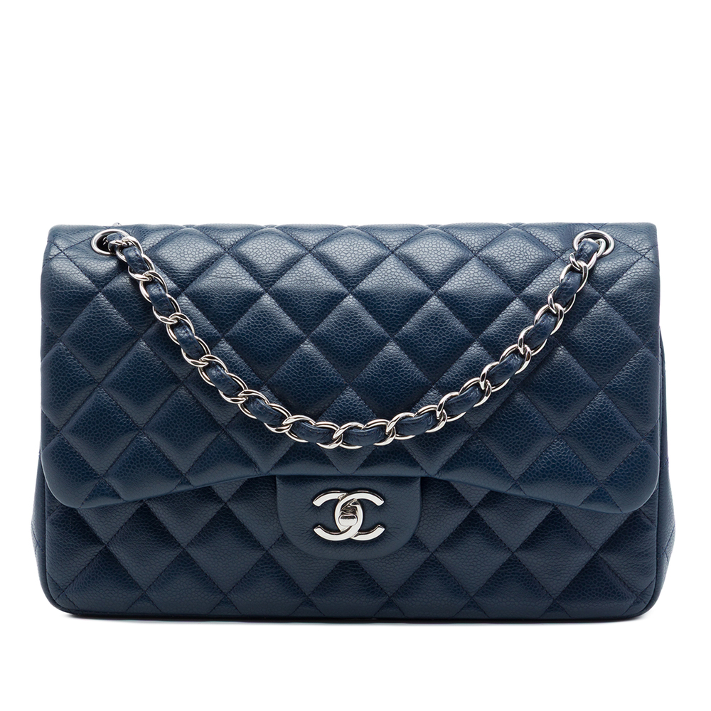 Pre-Loved Chanel Jumbo Classic Caviar Double Flap